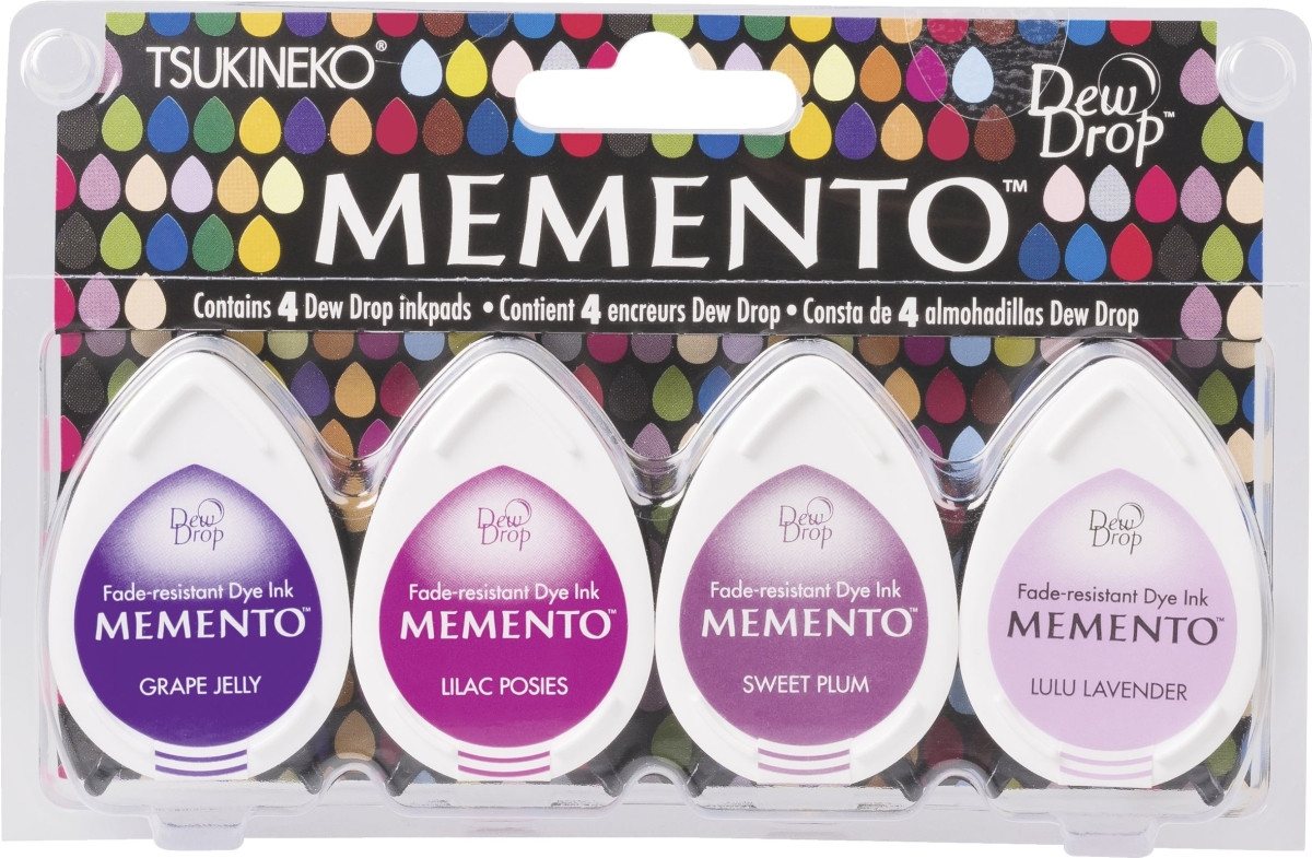 Knorr Prandell Stempel Stempelkissenset Memento Dew Drop Juicy Purples Bild 3