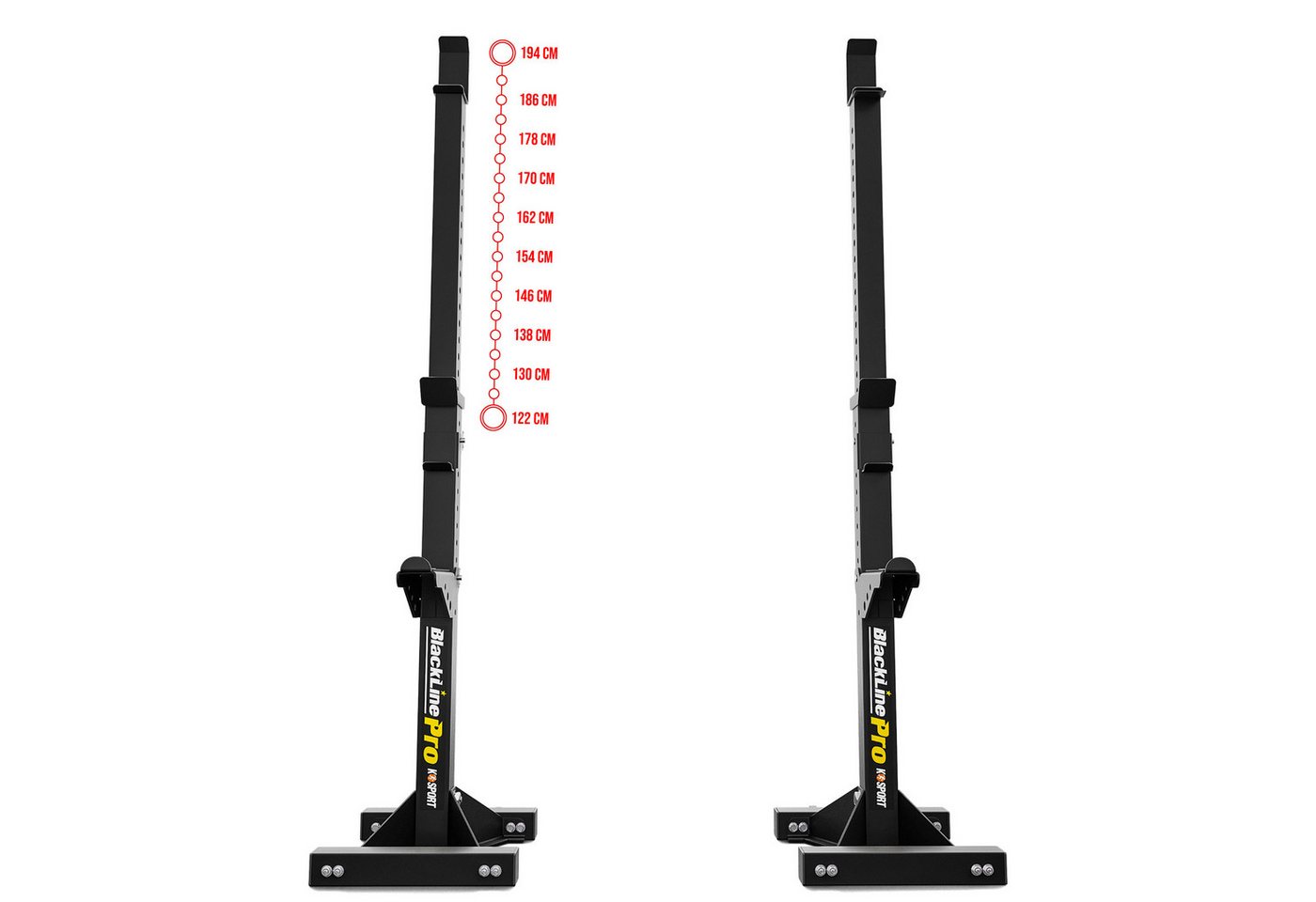 K-SPORT Squat Rack Massiver verstellbarer Hantelständer Bild 5