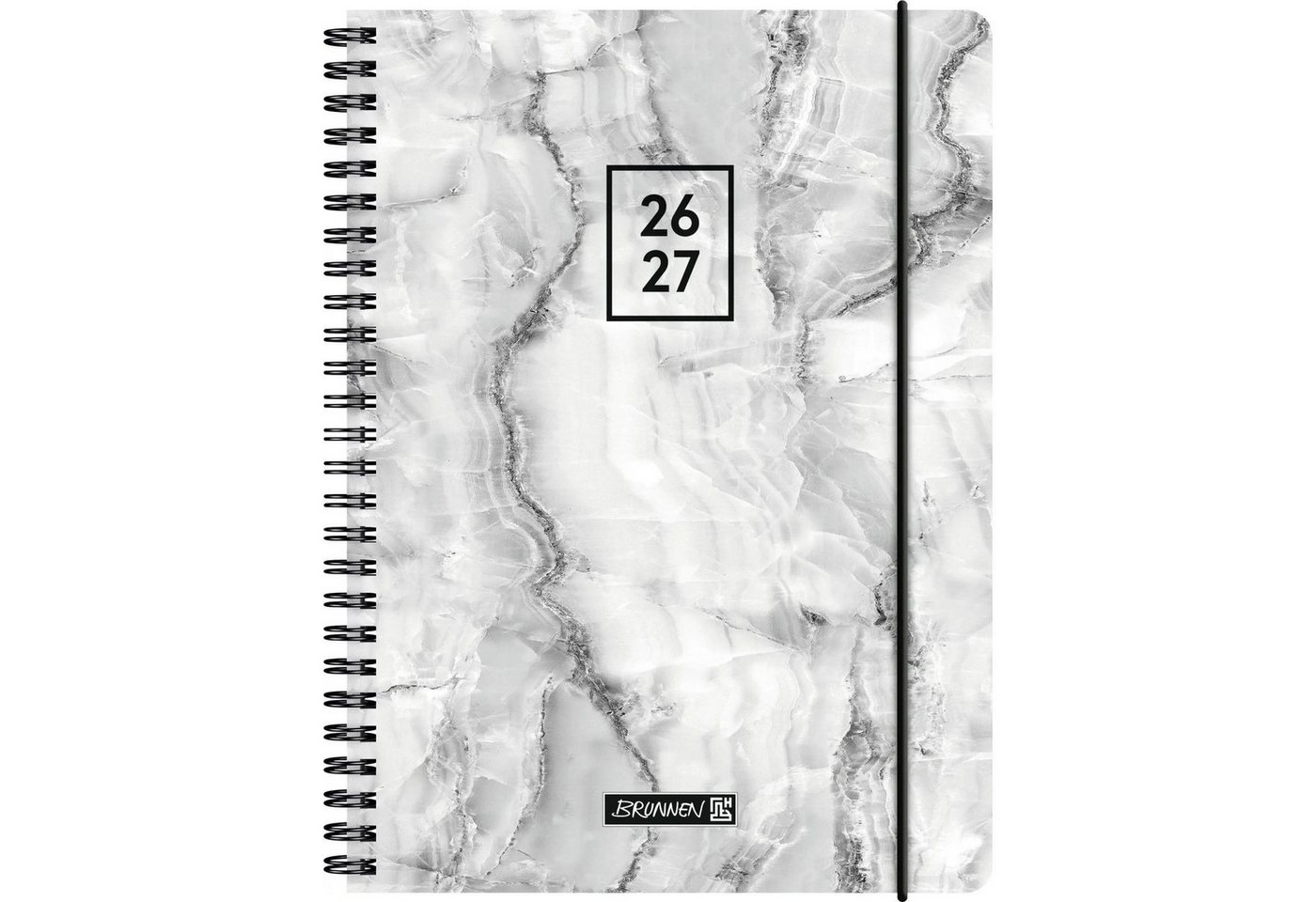 Baier & Schneider Schülerkalender Schülerkalender 2026/2027 "Grey Marble", A5, Kunststoff Bild 3