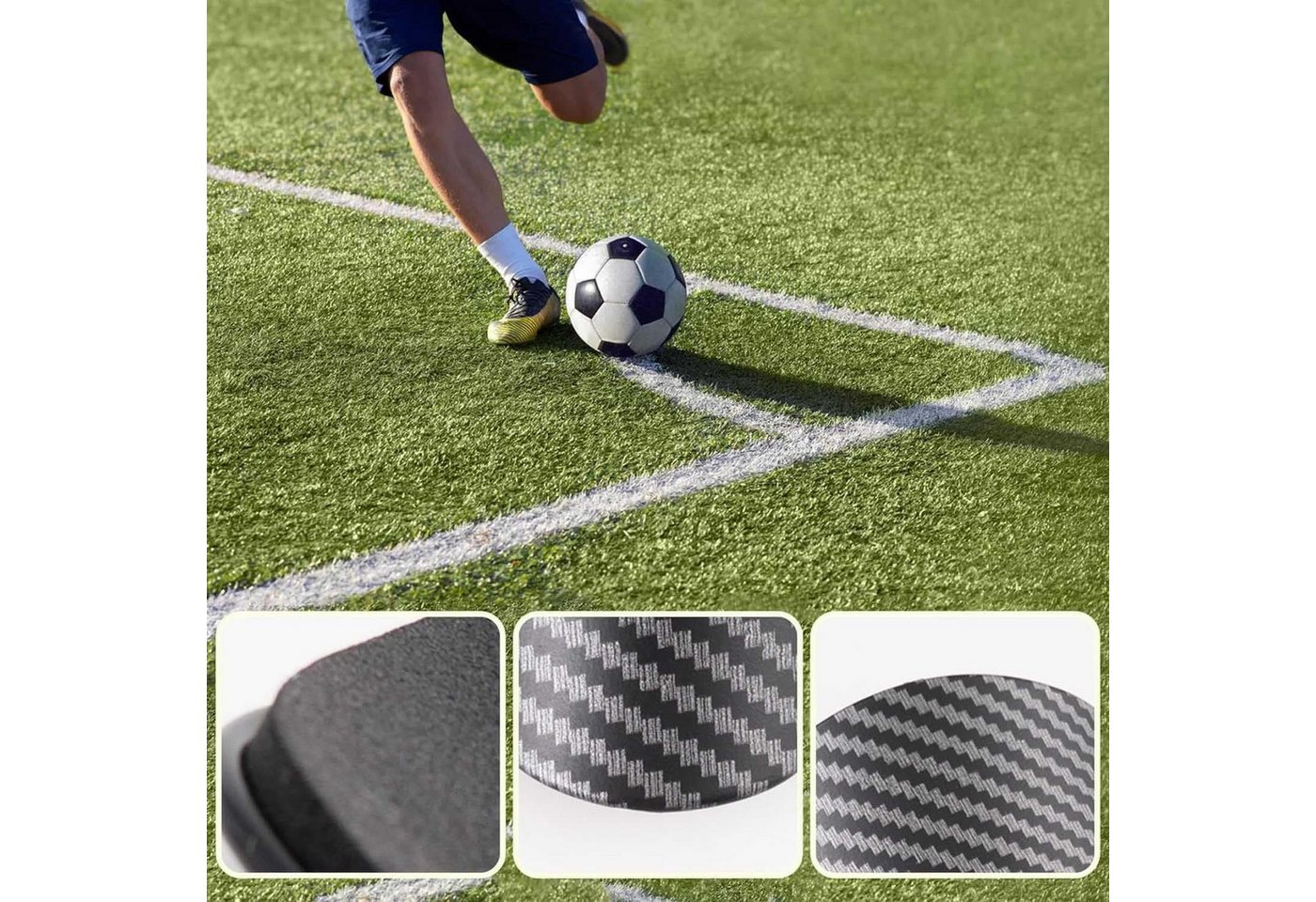 FELIXLEO Schienbeinschonerhalter 2 Stk Fussball Schienbeinschoner kleine Shin Pads Set
