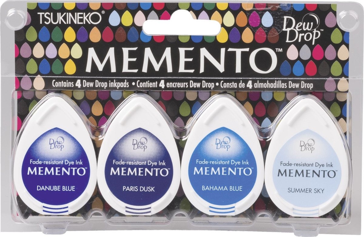 Knorr Prandell Stempel Stempelkissenset Memento Dew Drop Ocean
