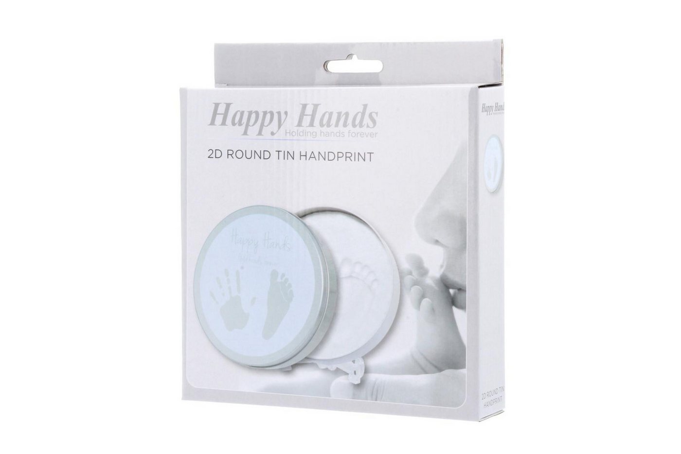 Dooky Handabdruck-Set Happy Hands 2D Runde Dose Bild 2