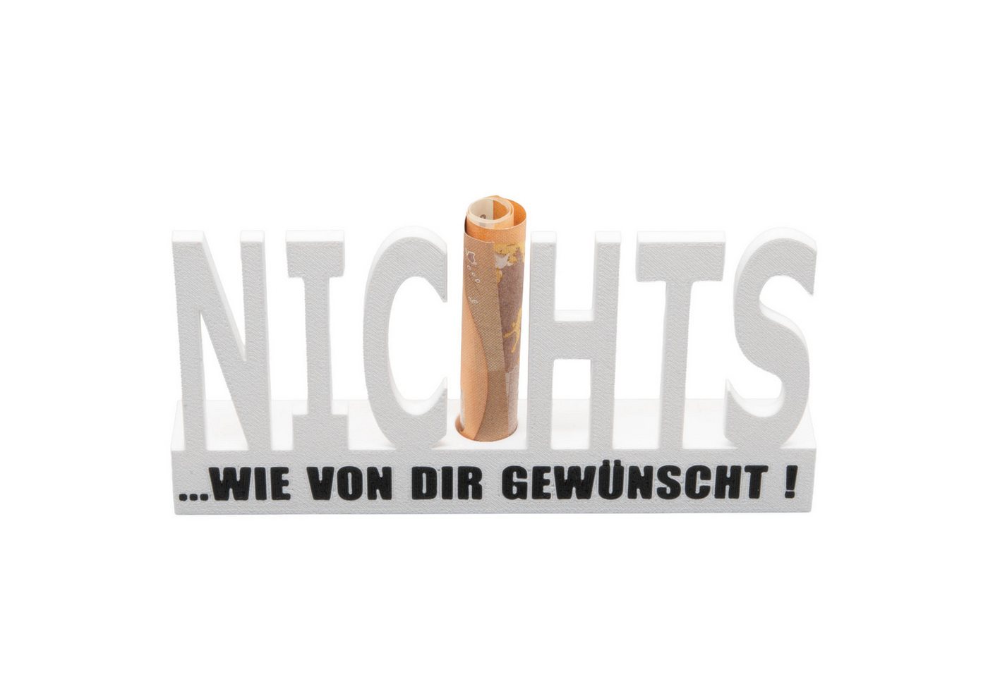 TSB Werk Geschenkpapier Geschenk Nichts NIX Geschenkidee Gutscheingeschenk, Geburtstag, Verpackung, NICHTS