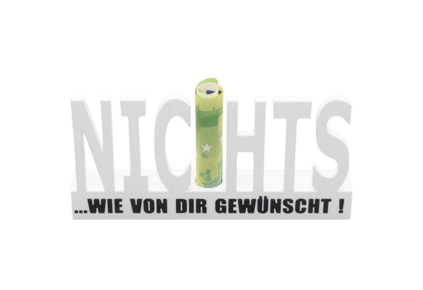 TSB Werk Geschenkpapier Geschenk Nichts NIX Geschenkidee Gutscheingeschenk, Geburtstag, Verpackung, NICHTS Bild 4