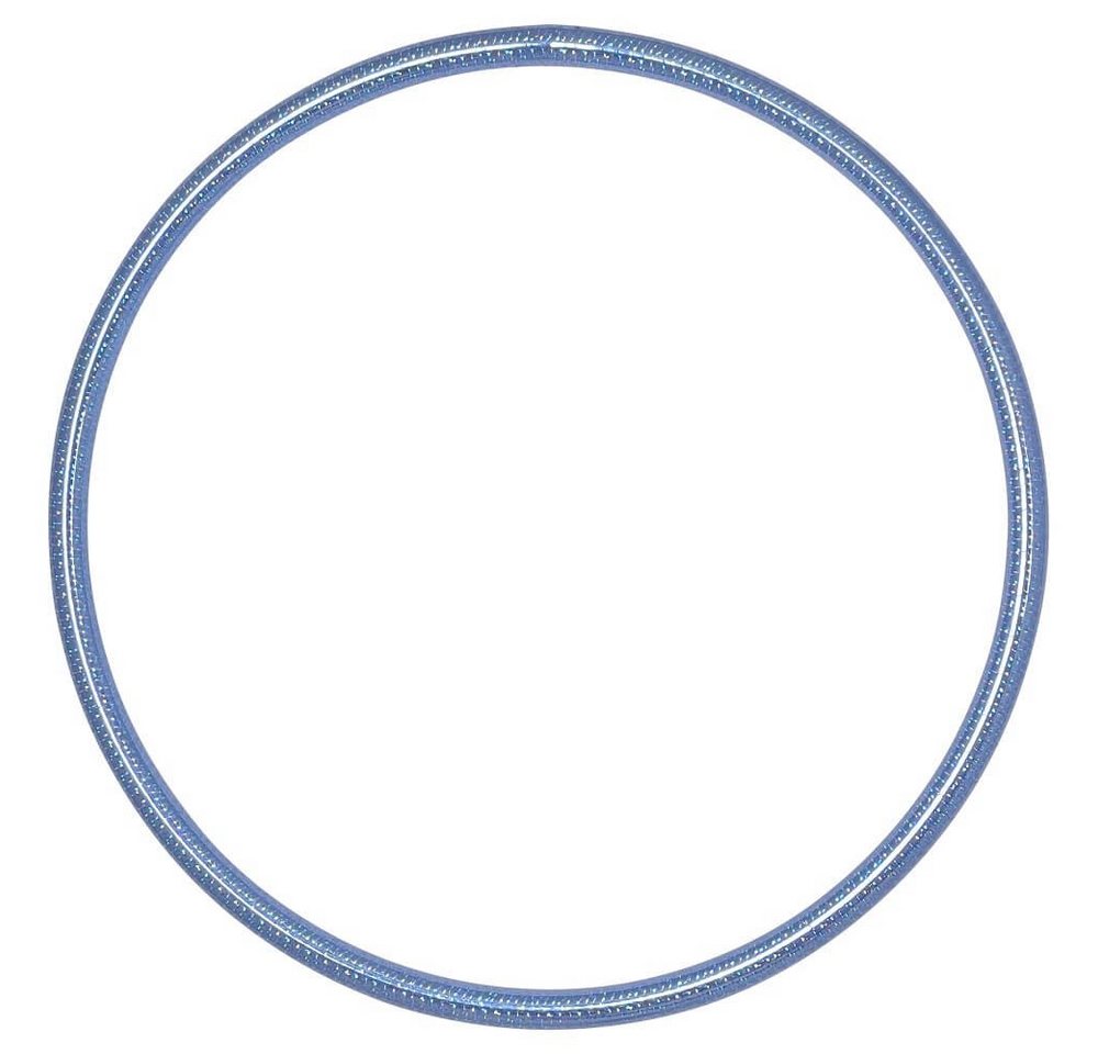 Hoopomania Hula-Hoop-Reifen Kinder Hula Hoop, Hologramm Farben, Ø 70cm Türkis