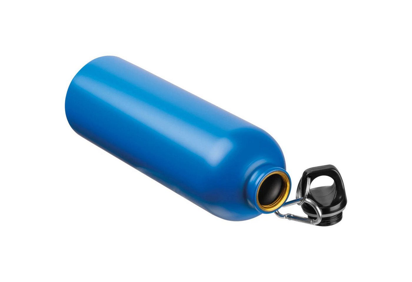 Easy Gifts Trinkflasche Edelstahl Trinkflasche / mit Karabiner / 750ml / Farbe blau Bild 4
