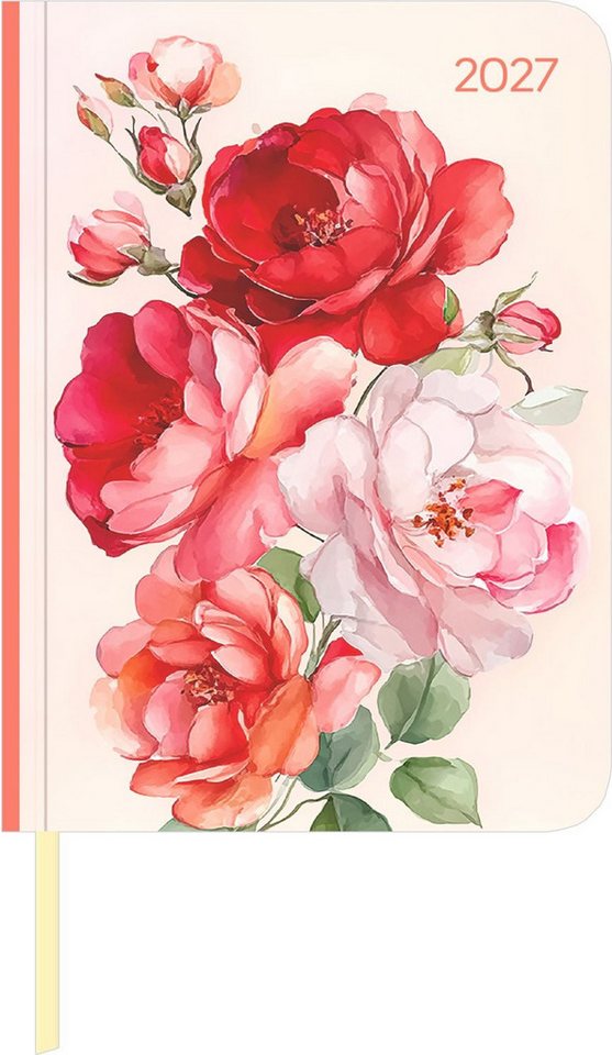 Buchkalender Daily Journal Roses 2027