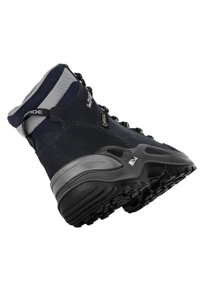 Lowa Renegade Mid GTX (All-Terrain, Nubukleder, wasserdicht) navyblau/grau Wanderschuh