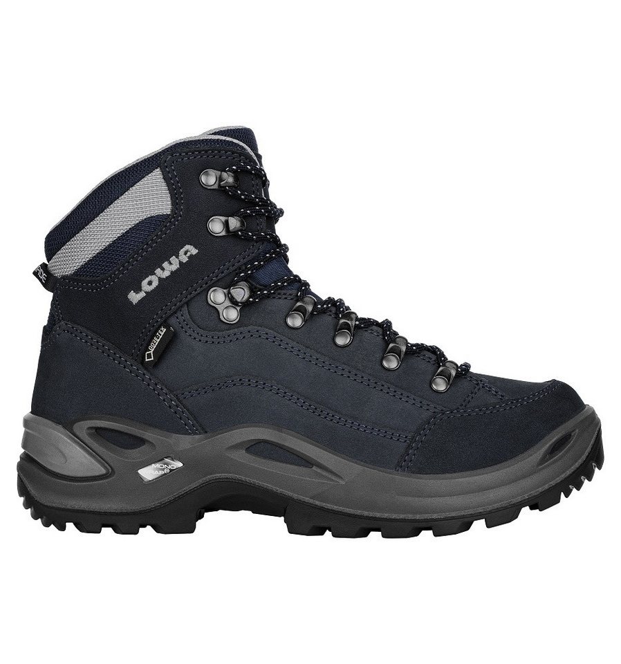 Lowa Renegade Mid GTX (All-Terrain, Nubukleder, wasserdicht) navyblau/grau Wanderschuh Bild 3