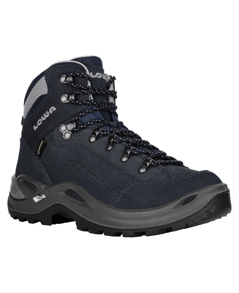 Lowa Renegade Mid GTX (All-Terrain, Nubukleder, wasserdicht) navyblau/grau Wanderschuh Bild 4