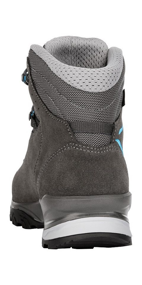 Lowa Tucana GTX (Trekking, Spaltleder, wasserdicht) schieferbraun/türkis Wanderschuh Bild 4