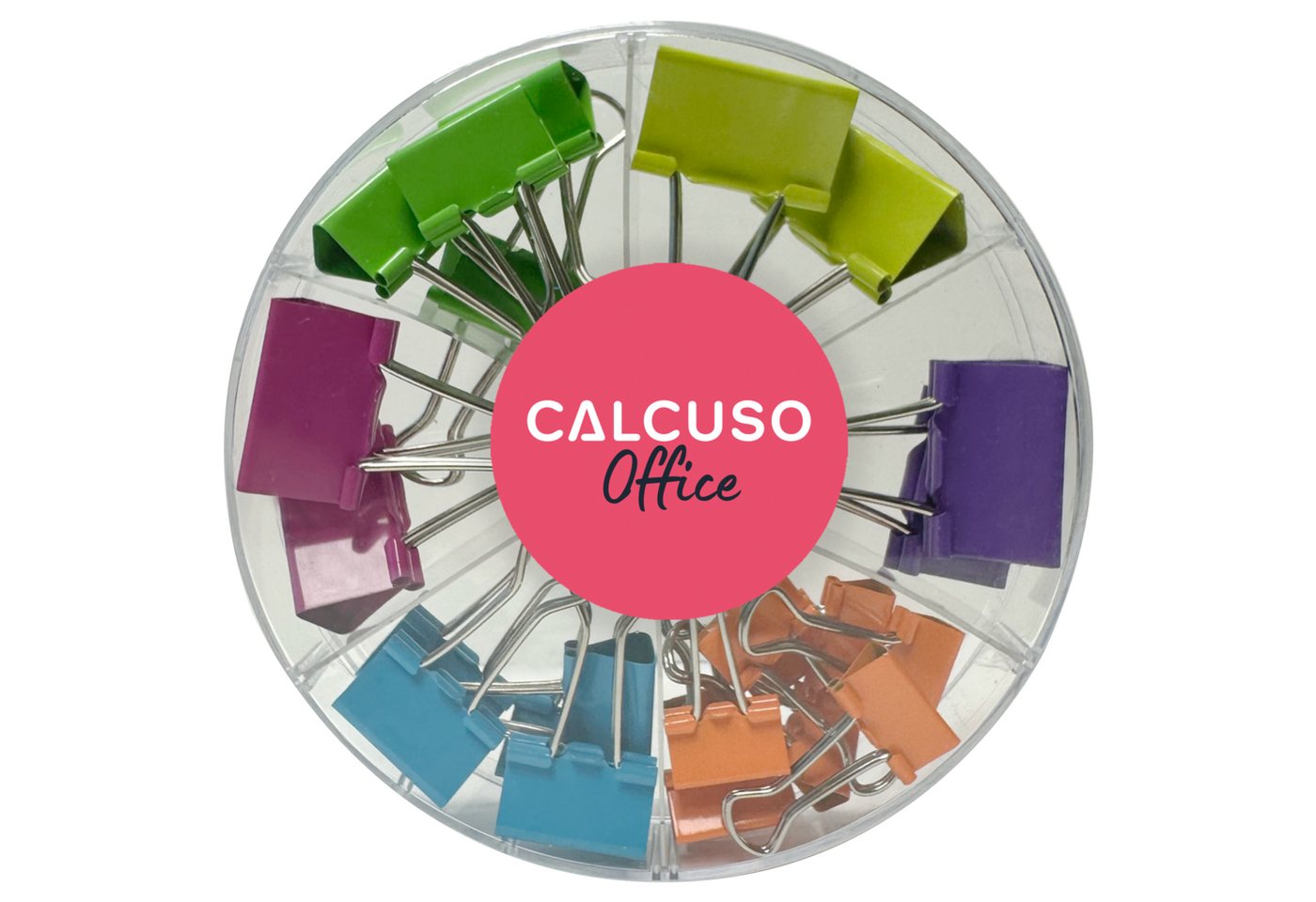CALCUSO Büroklammer – 26 Vielzweckklammern in 6 Farben, sortiert in Box Bild 3