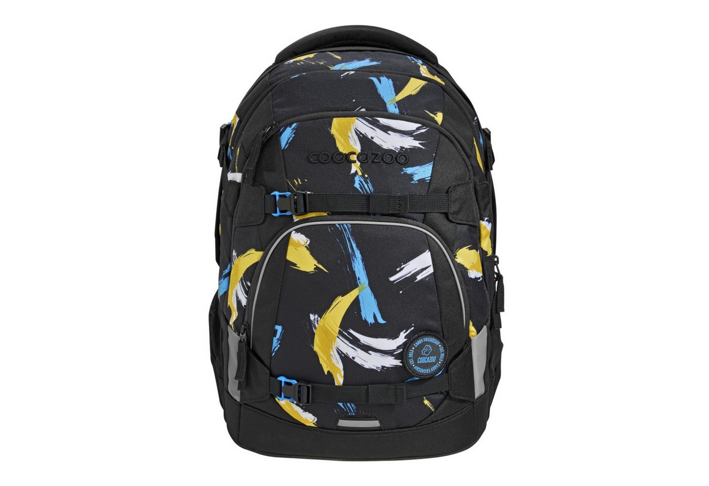 coocazoo Schulranzen Schulrucksack-Set MATE, Mäppchen Neon Pull-Over (3-tlg)