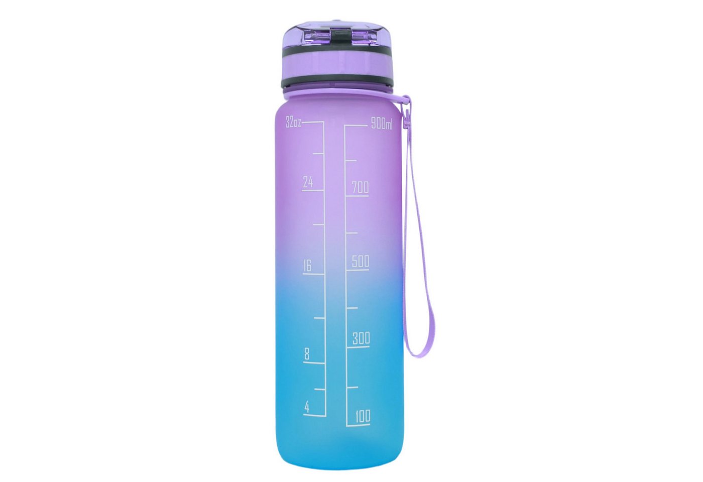 CHICFURN Trinkflasche 946 ml mit abnehmbarem Strohhalm, Zeitmarkierung BPA-freiem Tritan, Auslaufsichere Sportflasche für Fitness, Alltag & Outdoor-Aktivitäten Bild 2