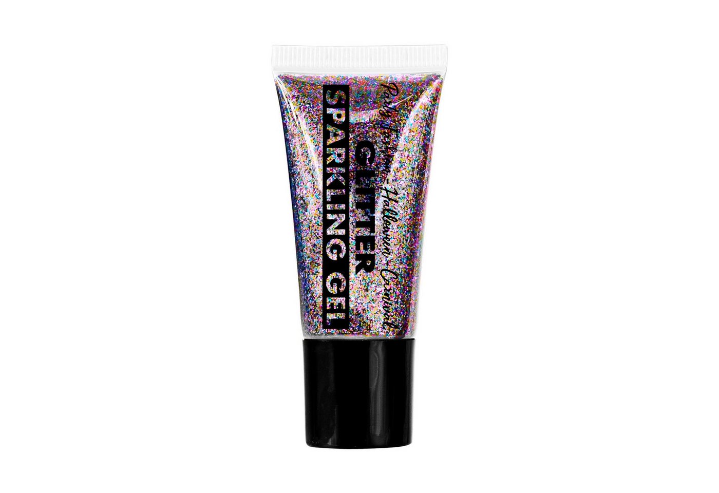 Widmann S.r.l. Theaterschminke Face&Body Glitter Make-up - Tube 25 ml, Regenboge Bild 2