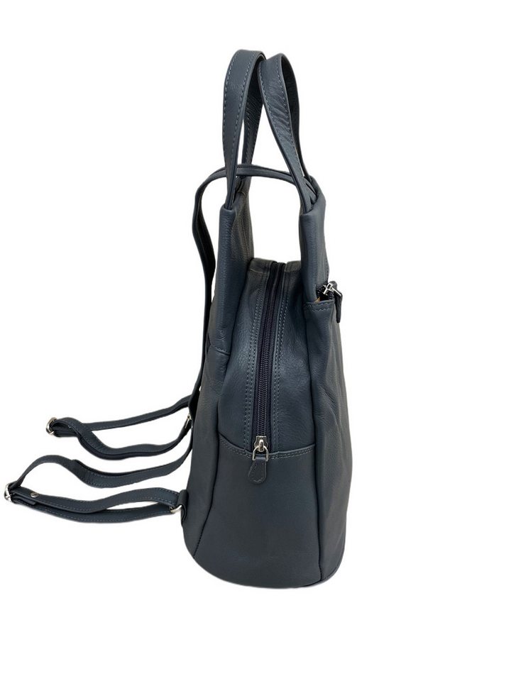 Cinino Cityrucksack C6080, Sicherheitsrucksack Lederrucksack Stadtrucksack
