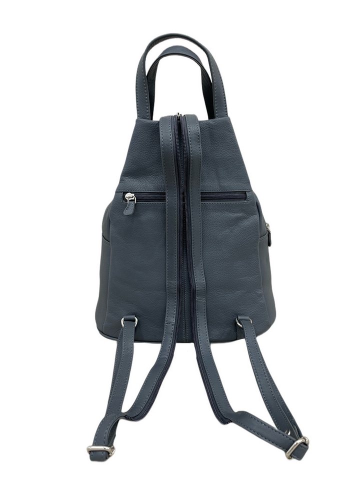 Cinino Cityrucksack C6080, Sicherheitsrucksack Lederrucksack Stadtrucksack Bild 2