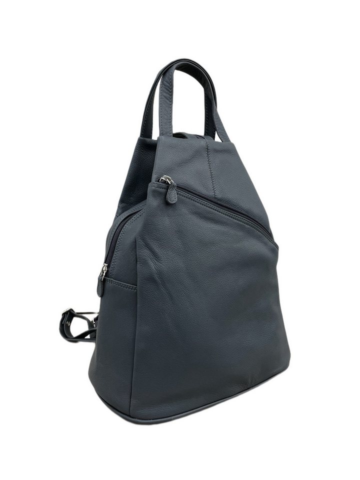 Cinino Cityrucksack C6080, Sicherheitsrucksack Lederrucksack Stadtrucksack Bild 4