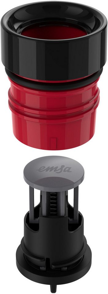 Emsa Isolierflasche Bludrop Rot, 0.7 L