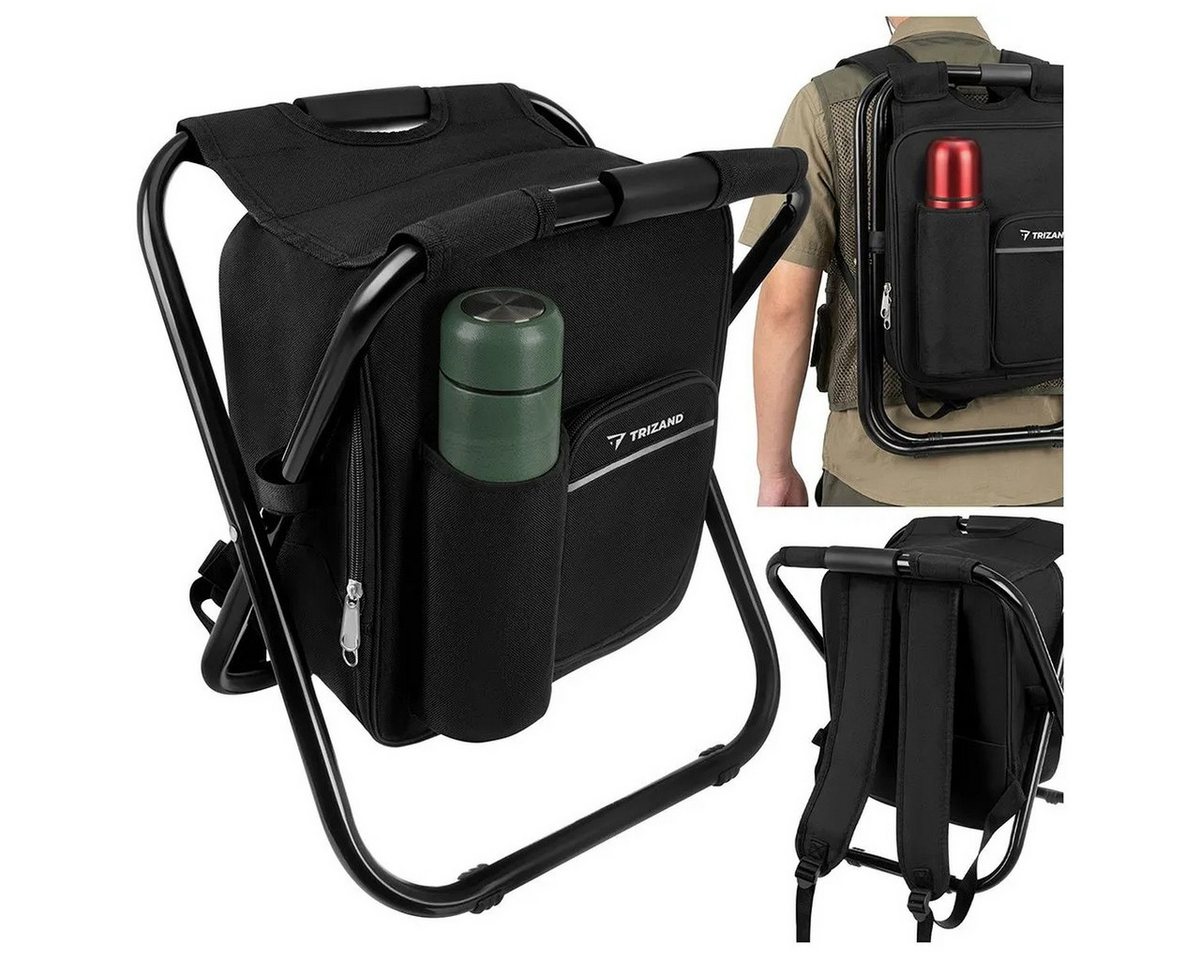 Wisam Campingstuhl Angelstuhl mit Rucksack Trizand 27333