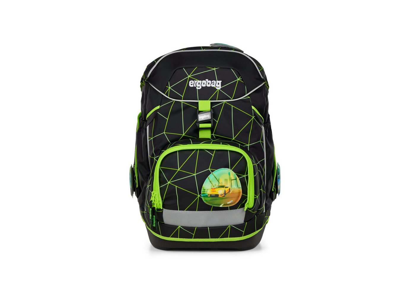 ergobag Schulranzen Schulranzen-Set PACK CyBär Race 6-teilig (6-teilig), ergonomisch, ab 1. Klasse, Your-Size-System Bild 2