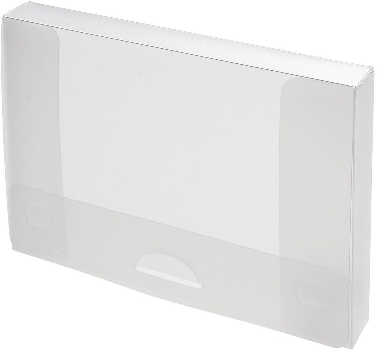 FOLDERSYS Fächermappe Dokumentenbox A5 PP 27mm farblos transluzent