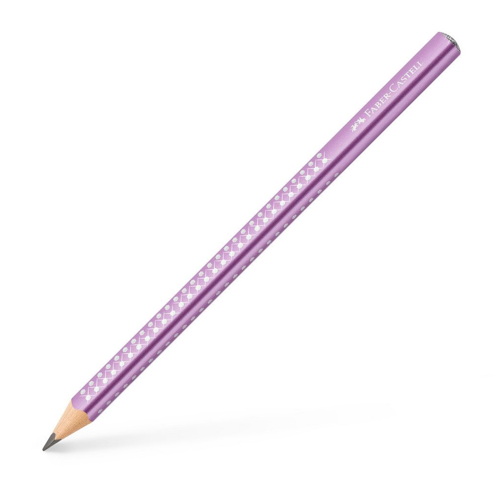 Faber-Castell Bleistift Faber-Castell Jumbo Sparkle Bleistift Violet Metallic