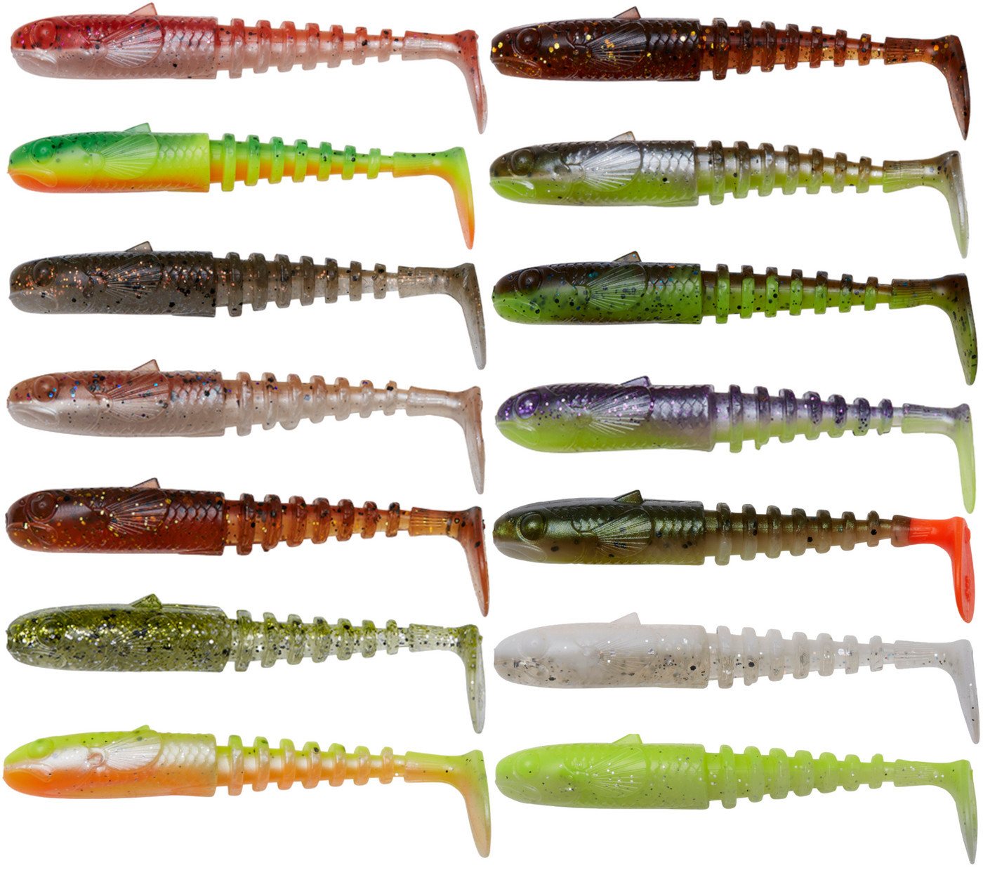Savage Gear Kunstköder Savage Gear Gobster Shad 9cm 9g - 5 Gummifische