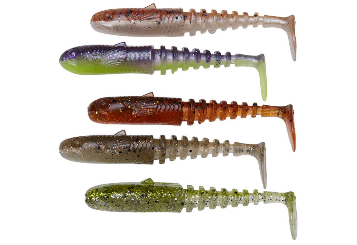 Savage Gear Kunstköder Savage Gear Gobster Shad 9cm 9g - 5 Gummifische Bild 2