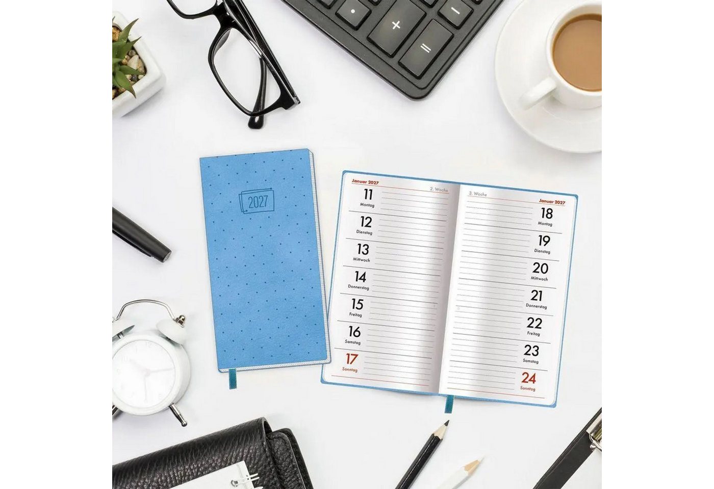 Trötsch Verlag Taschenkalender TRÖTSCH - Taschenterminer Soft Touch Punkte 2027 Bild 3