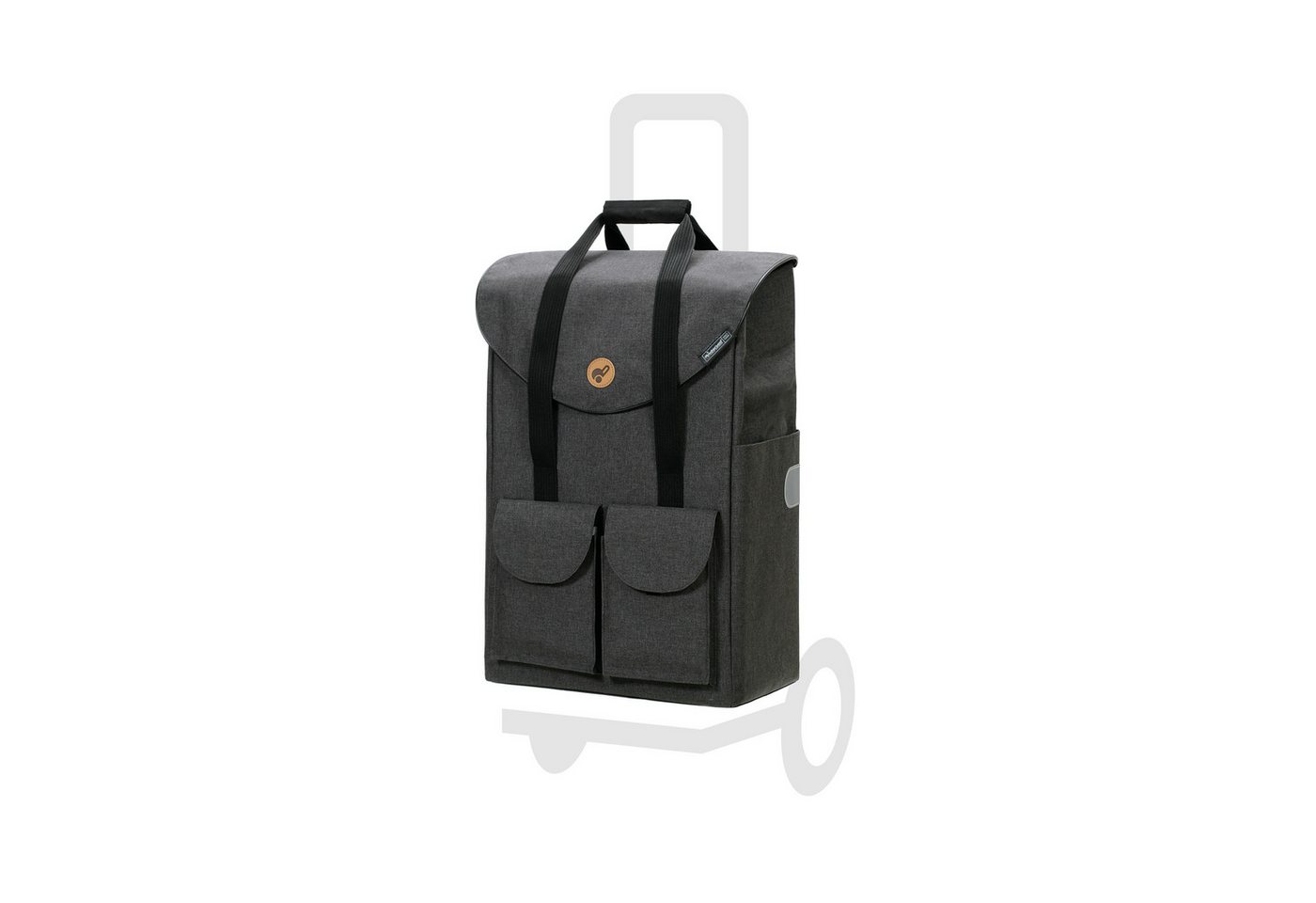 Andersen Einkaufstrolley Tasche Jacob anthrazit, wasserabweisend