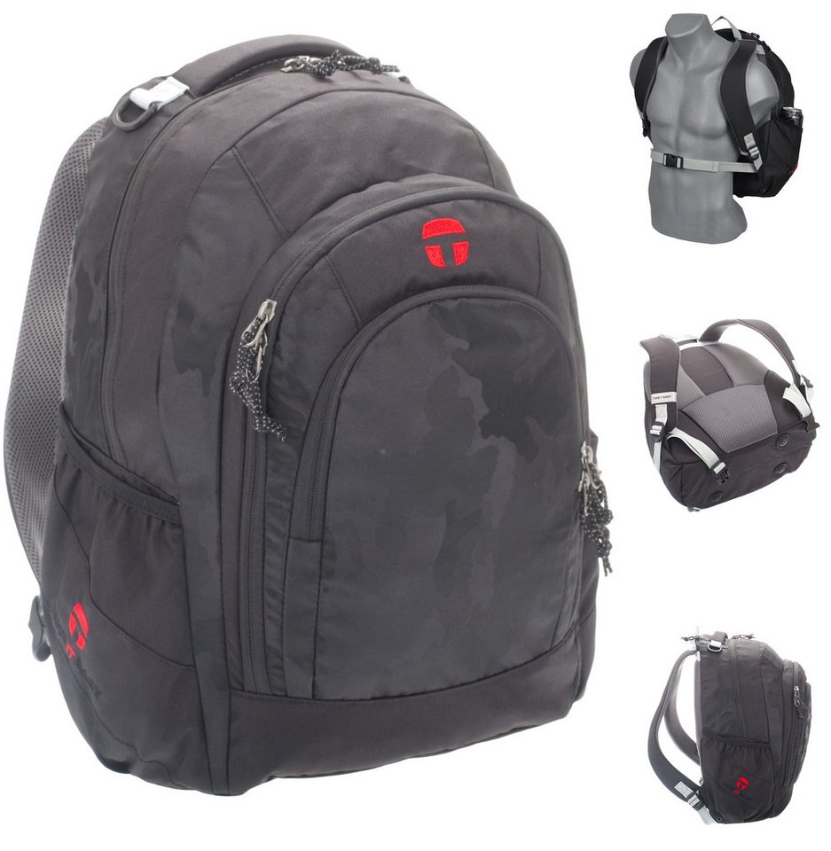 TAKE IT EASY® Schulrucksack Rucksack Jungen Mädchen Schultasche Daypack, starke Polsterung A4 Ordner passt ab 3. Klasse Schulmappe Bild 3