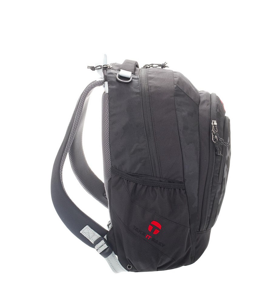 TAKE IT EASY® Schulrucksack Rucksack Jungen Mädchen Schultasche Daypack, starke Polsterung A4 Ordner passt ab 3. Klasse Schulmappe Bild 5