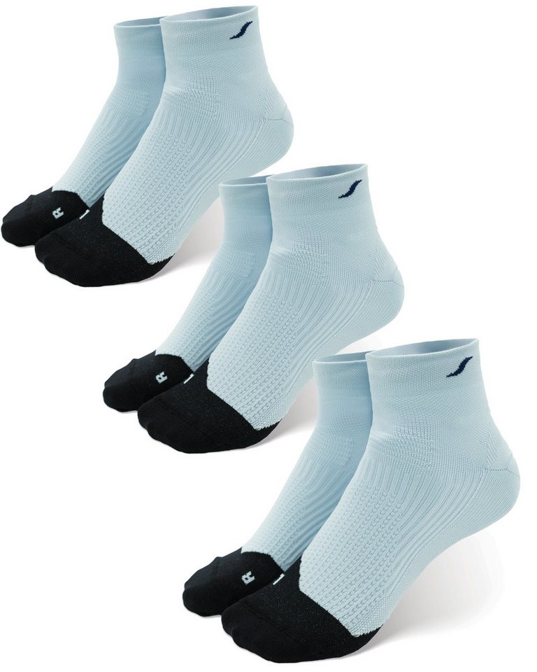 SAFERSOX Wandersocken Trekking kurz (Ankle) (Set, 3-Paar) kühlend, geruchshemmend, atmungsaktiv, Made in EU Bild 3