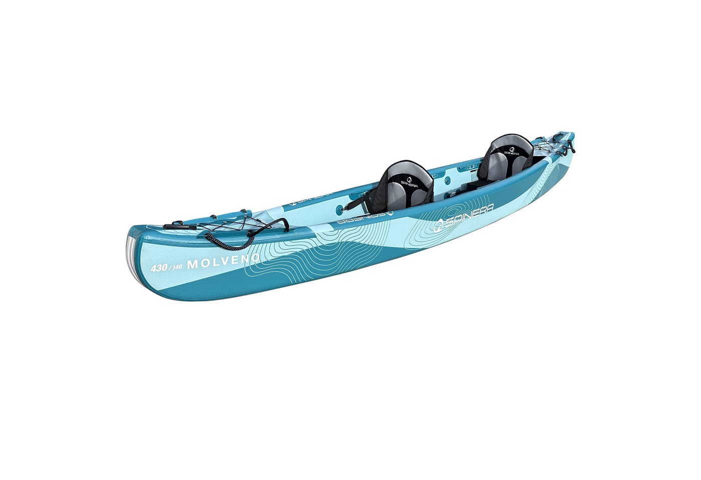 Spinera Tourenkajak SPINERA Molveno 430 HDDS Kajak 2 Personen inflatable Kanau Bild 4