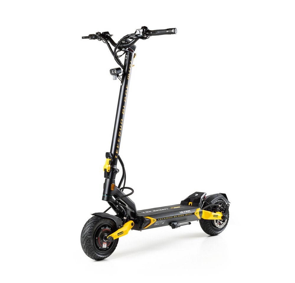 TEVERUN E-Scooter Teverun Blade Mini Ultra eKFV E-Scooter mit Straßenzulassung, 20 km/h, (Packung), 30Ah DMEGC, 2×250W Bosch, ABE, Federung, APP Bild 4