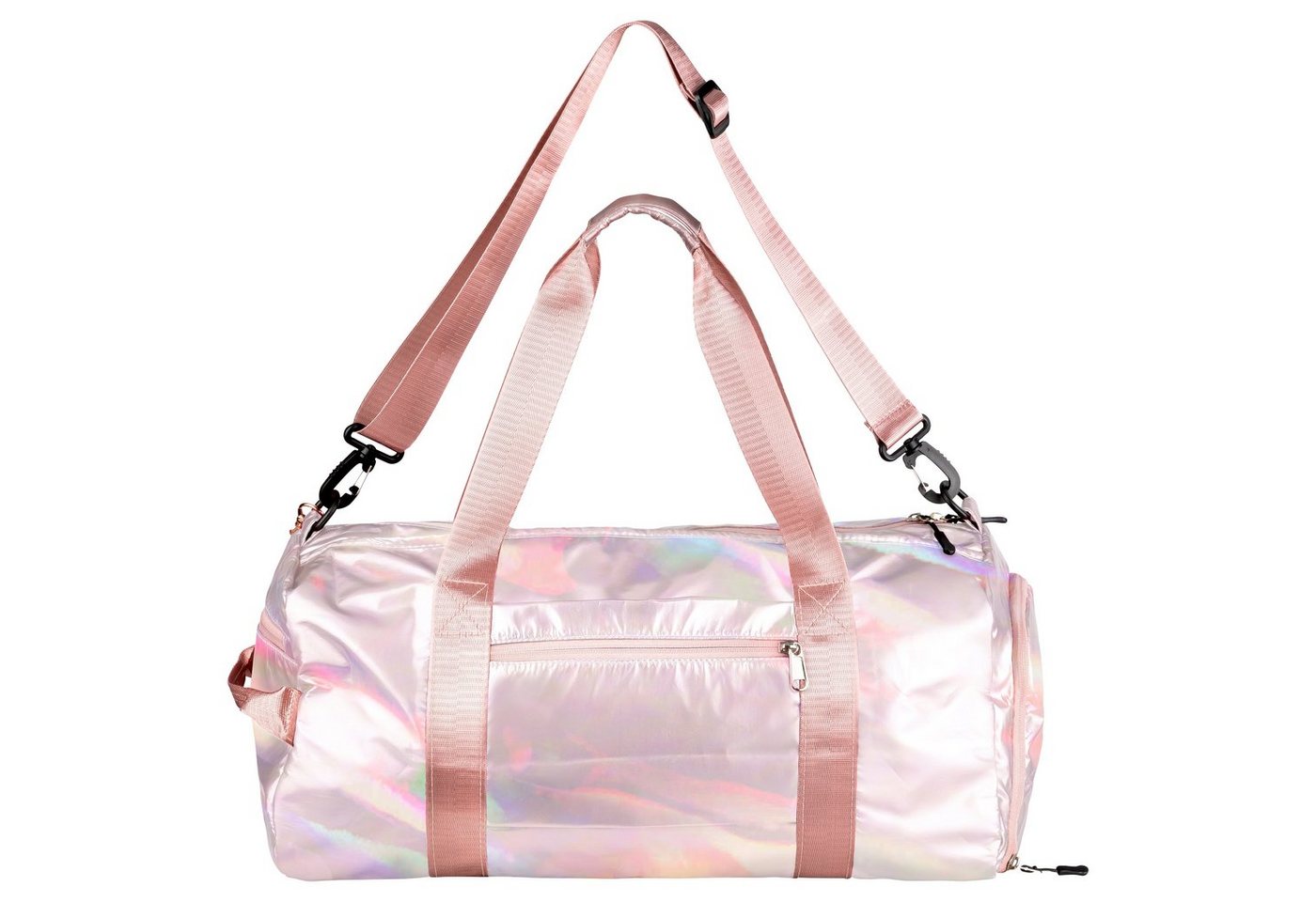 tanzmuster Sporttasche Ballett Tasche rosa metallic, mit Dance / Ballettschuhe Aufdruck Bild 3