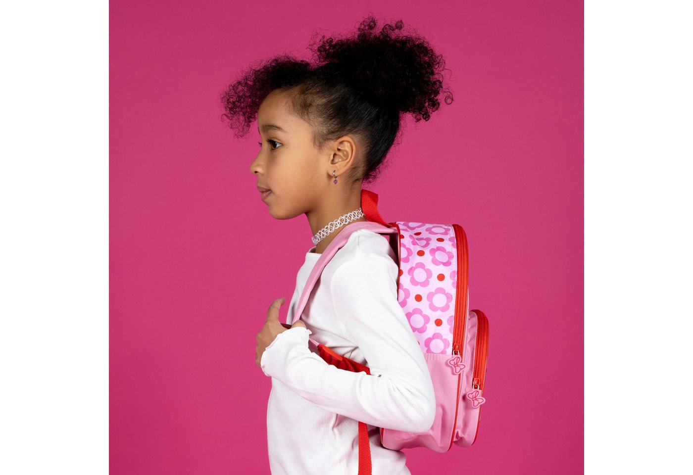 Disney Minnie Mouse Kinderrucksack Kinder Rucksack Minnie Mouse Freizeitrucksack Rosa Bild 4