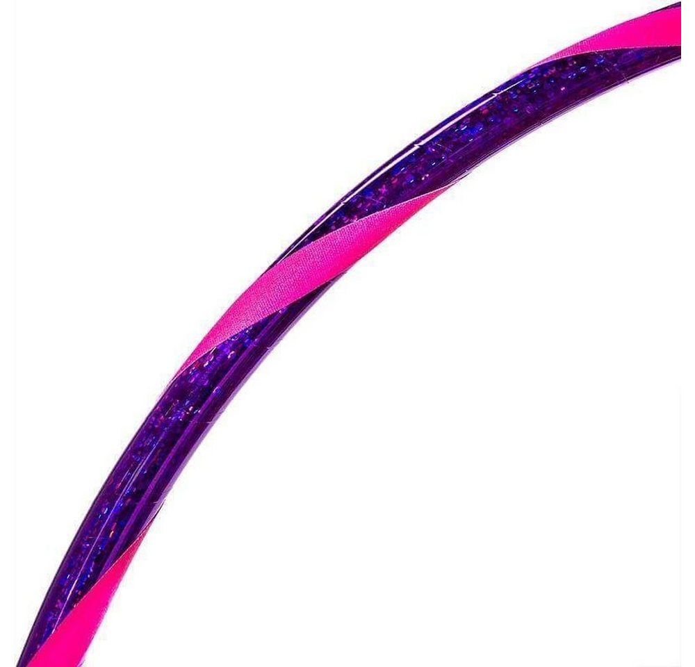 Hoopomania Hula-Hoop-Reifen Glamour Kinder Hula Hoop, Ø70cm, Violett-Pink Bild 2