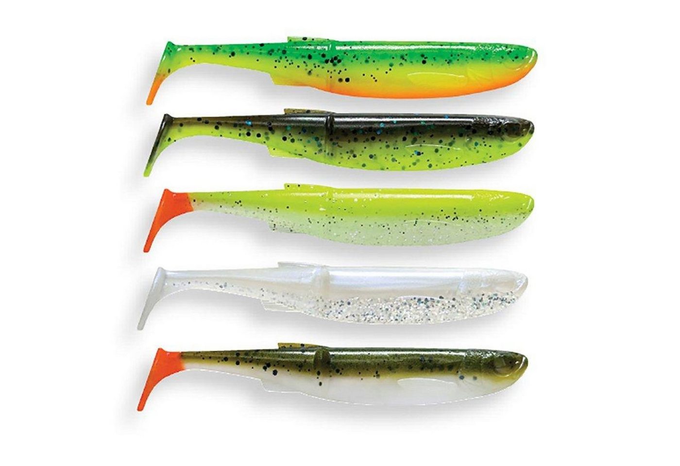 Savage Gear Kunstköder, Savage Gear Craft Bleak 10,0cm 6,8g Dark Water Mix 5ST. Gummifisch-Set