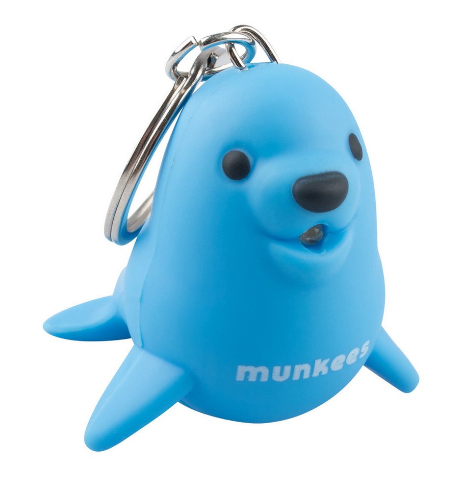 Munkees Taschenlampe LED- und Sound-Anhänger Seelöwe, für Schlüsselbund und Rucksack (Kein Set, 1-St), LED- und Soundfunktion, Schlüsselanhänger, Seelöwen-Design Bild 3