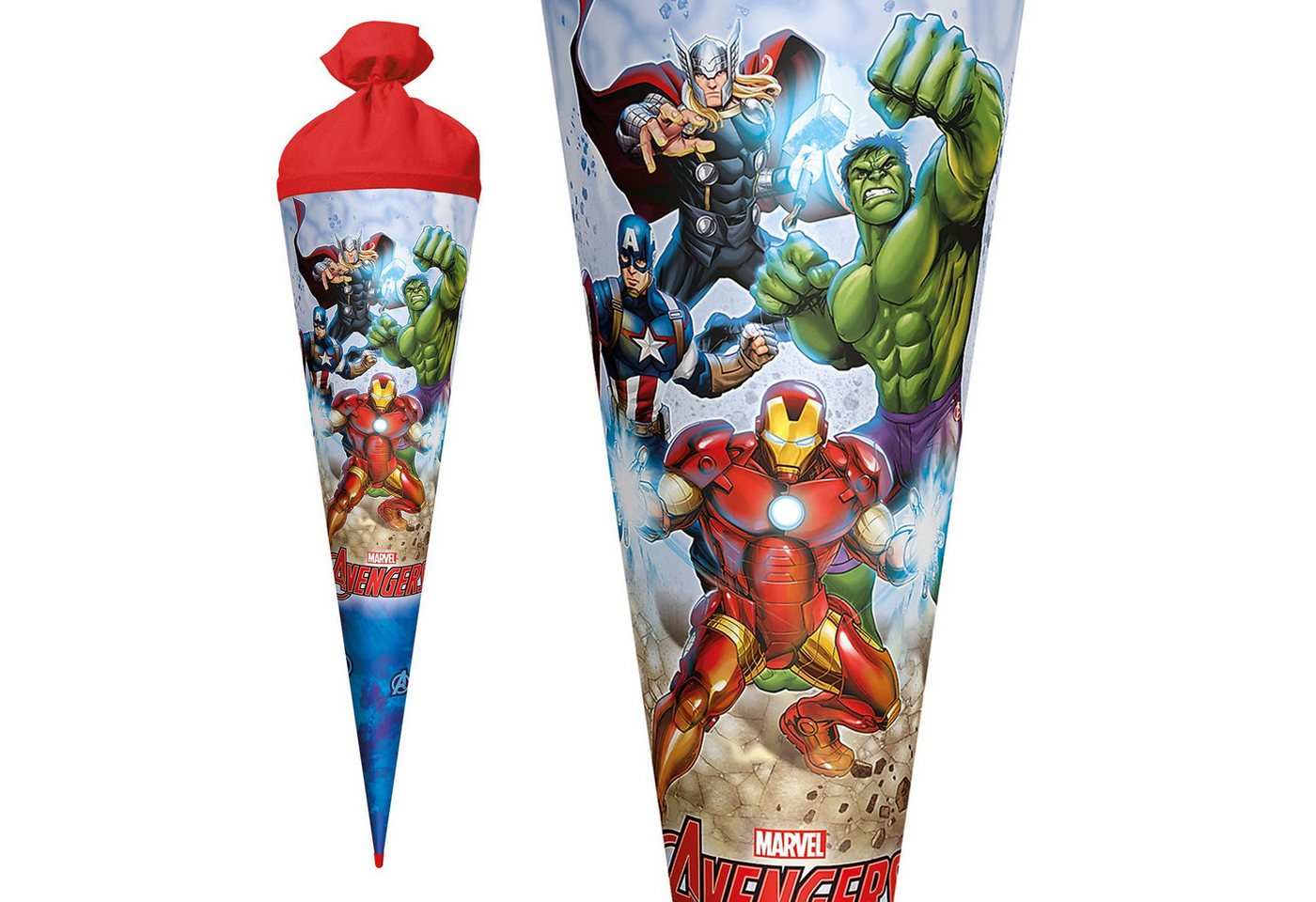 Roth Ideen Schultüte Roth Marvel Avengers Schultüte 70 cm rund Filzverschluss Bild 4