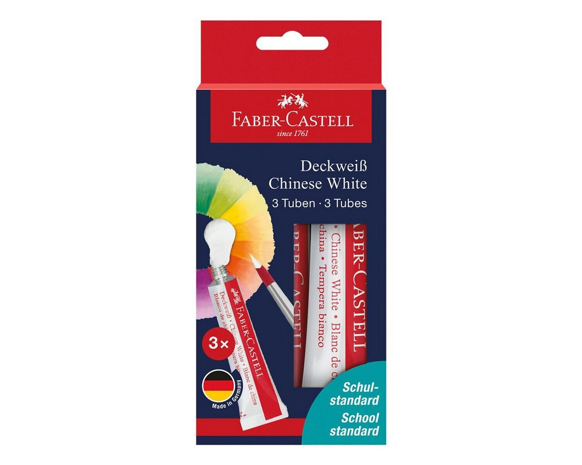 Faber-Castell Malpalette, 3 Tuben Deckweiß à 7,5 ml Bild 2
