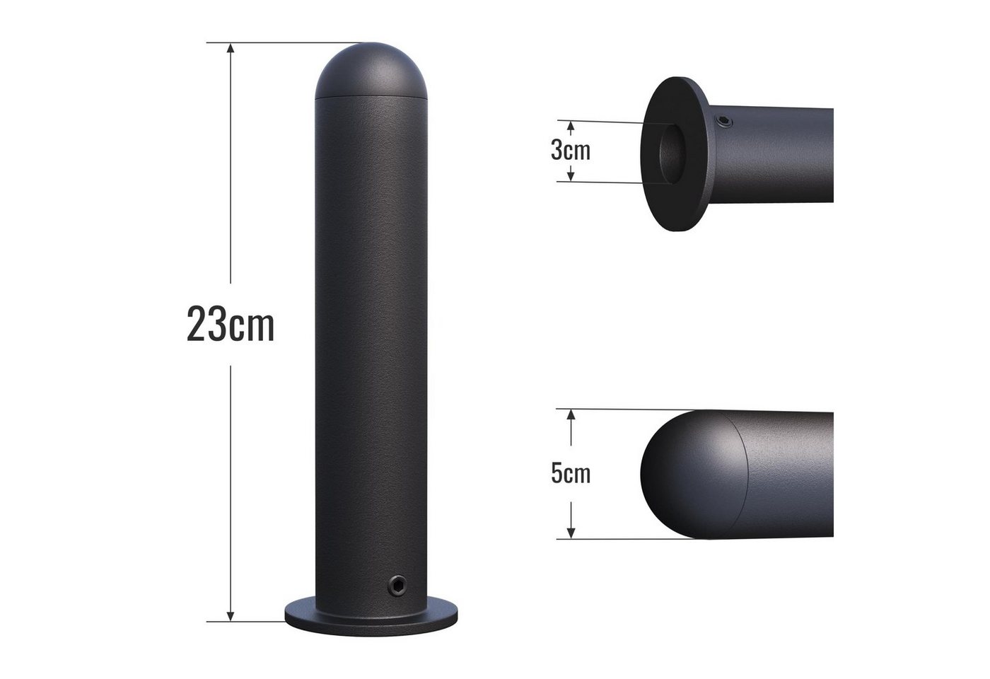 GORILLA SPORTS Hantelstangenverschluss Adapter Schwarz 50 mm für 30 mm Bild 3