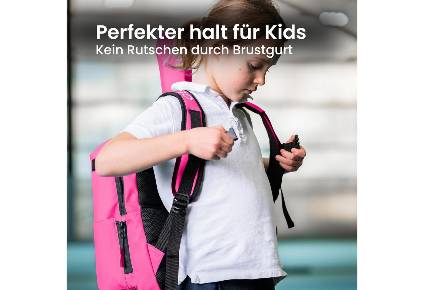 Otaro Tennisrucksack Kinder Tennisrucksack mit Schuhfach, Kids 19L Bild 4