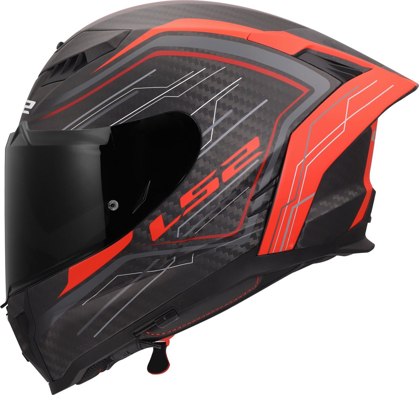 LS2 Motorradhelm FF807 Dragon Subic Helm, Notfallsystem-Polsterung (EQRS),Pinlockscheibe enthalten
