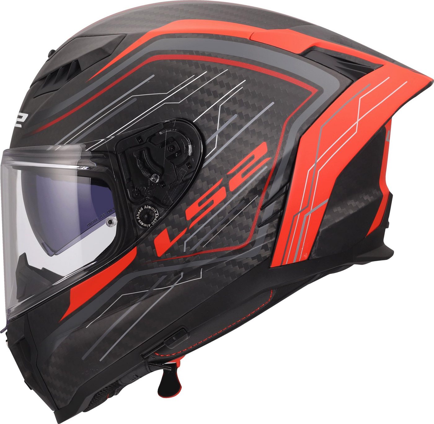 LS2 Motorradhelm FF807 Dragon Subic Helm, Notfallsystem-Polsterung (EQRS),Pinlockscheibe enthalten Bild 5
