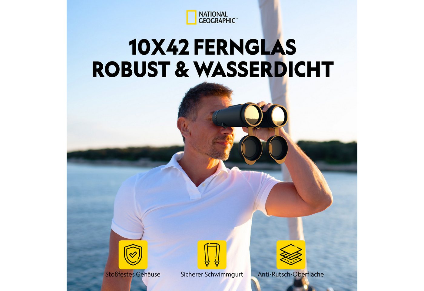 NATIONAL GEOGRAPHIC NATIONAL GEOGRAPHIC 10x42 wasserdichtes Fernglas Fernglas