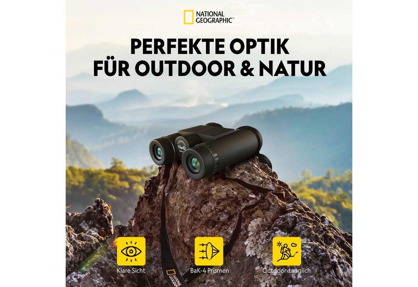 NATIONAL GEOGRAPHIC NATIONAL GEOGRAPHIC 10x42 wasserdichtes Fernglas Fernglas Bild 5