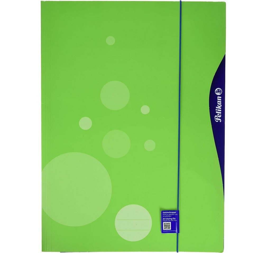 Pelikan Fächermappe Sammelmappe quick open DIN A3 grün